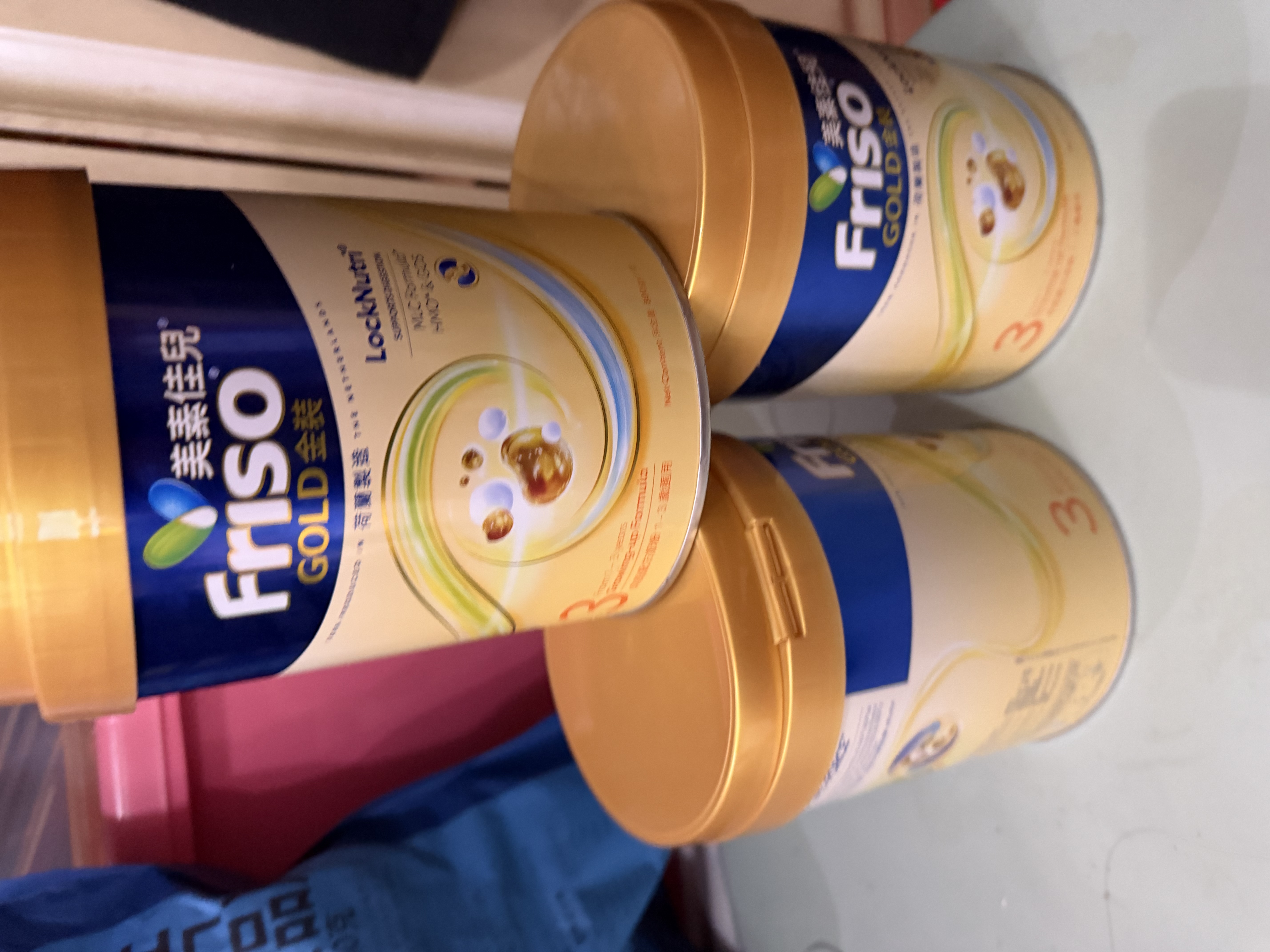 Friso美素佳儿港版金装幼儿配方奶粉3段800g*3罐（1岁+）6HMO易消化 实拍图