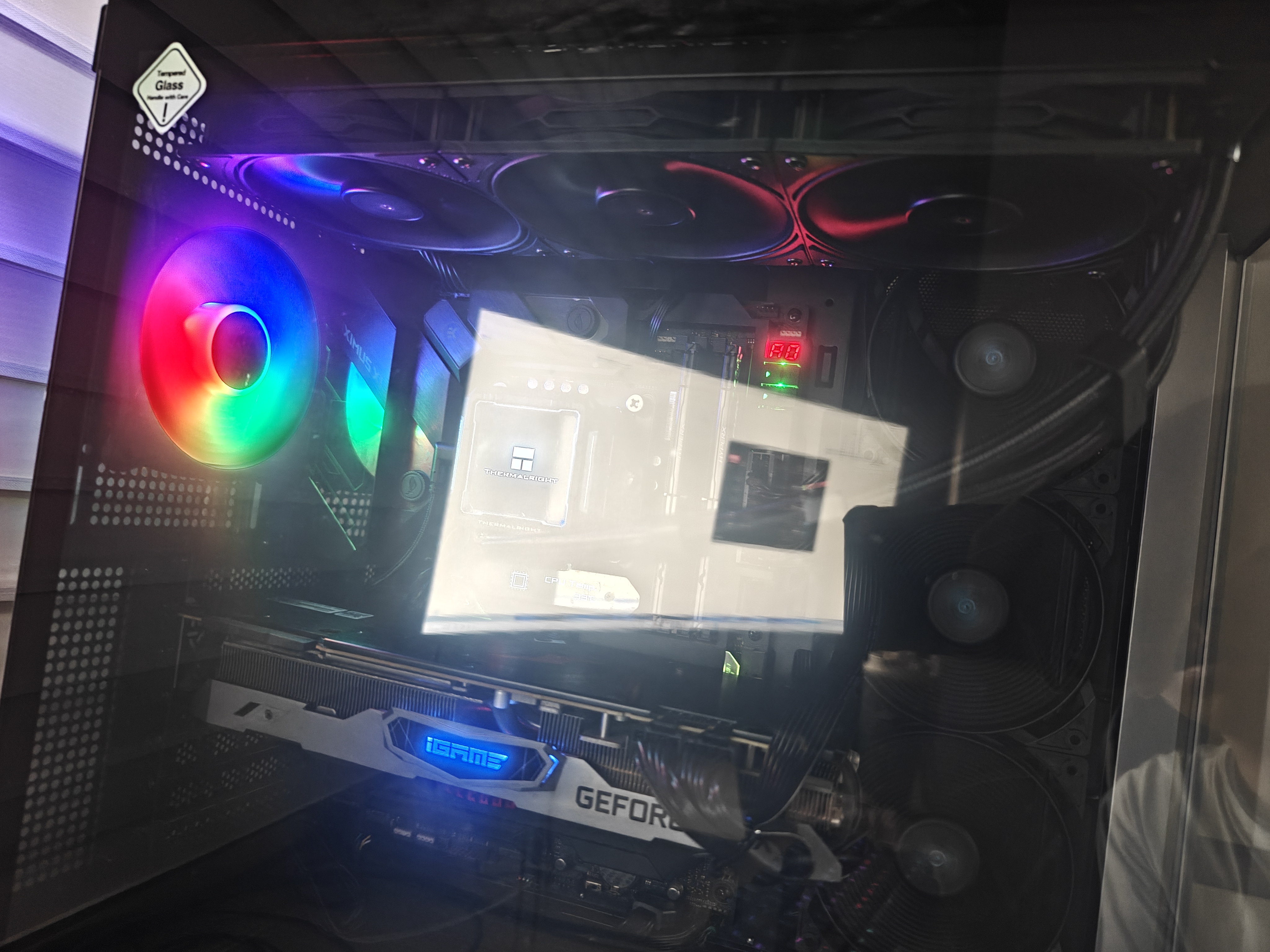 利民（thermalright）Frozen Warframe Pro 360 BLACK 寒冰装甲PRO一体式水冷散热器IPS液晶屏FW PRO 360 BLACK 实拍图