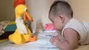 babycare复读鸭毛绒玩具婴儿学说话益智宝宝儿童玩偶小黄鸭子生日周岁礼物 实拍图