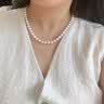 漪希记天然淡水珍珠项链女士首饰无核锁骨链年轻款礼物送妈妈款5-6mm 实拍图