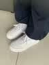 特步板鞋男鞋运动鞋夏季空军一号百搭小白鞋透气耐磨防滑黑色休闲鞋女 特步白【女款革面】 39 脚长男24cm女24.5cm( 新法码39) 实拍图