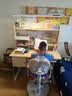 龙承匠人儿童学习桌椅套装J120实木可升降写字书桌中小学生6-18岁课桌椅子 【升级稀土抑轴灯】1.2米实木桌+吊柜+追背椅咖 赠学习大礼包 实拍图