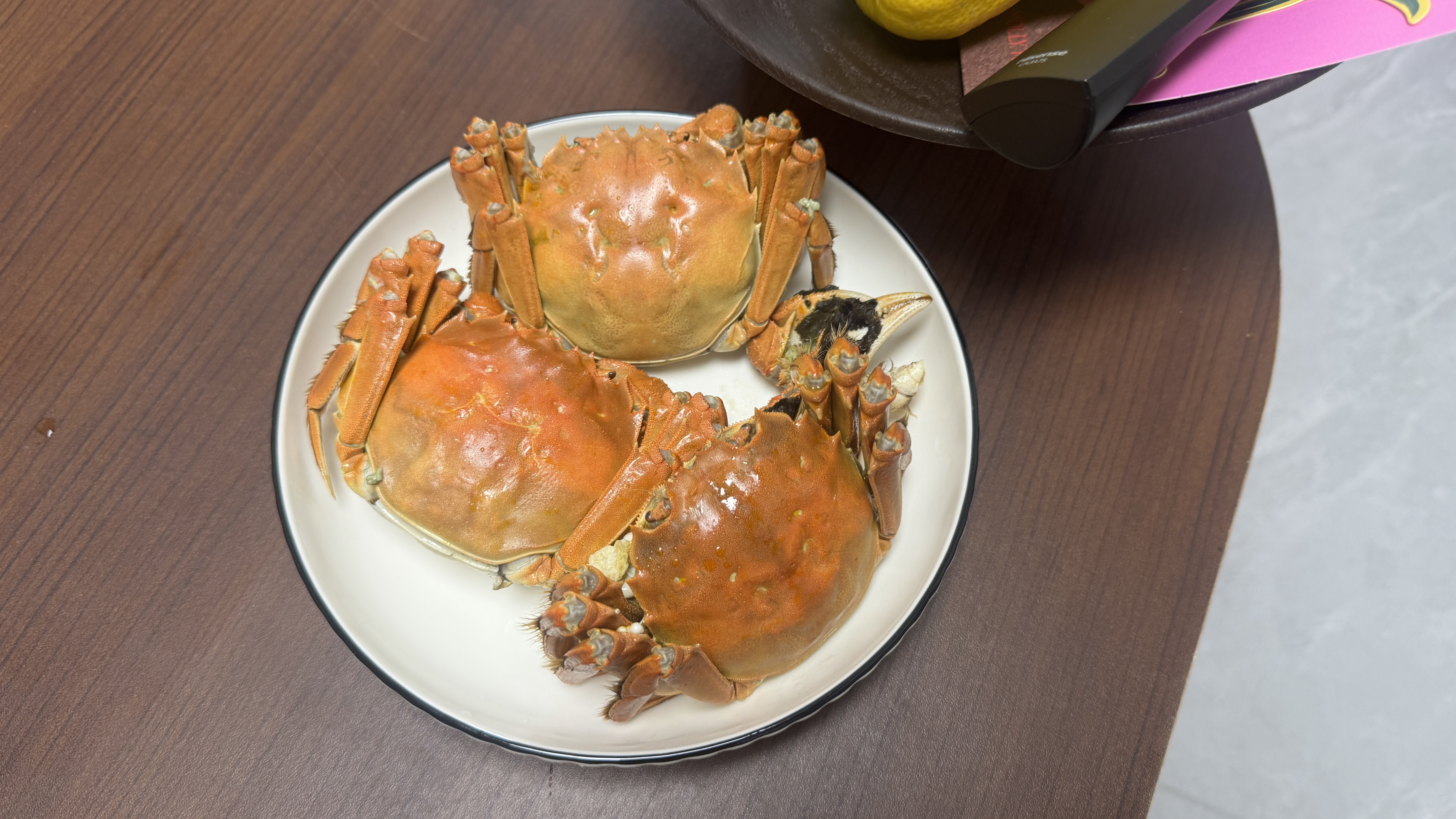 【活蟹】漁家师傅大闸蟹全母3.0-3.3两6只去绳足重鲜活现货螃蟹生鲜水产海鲜礼盒 实拍图