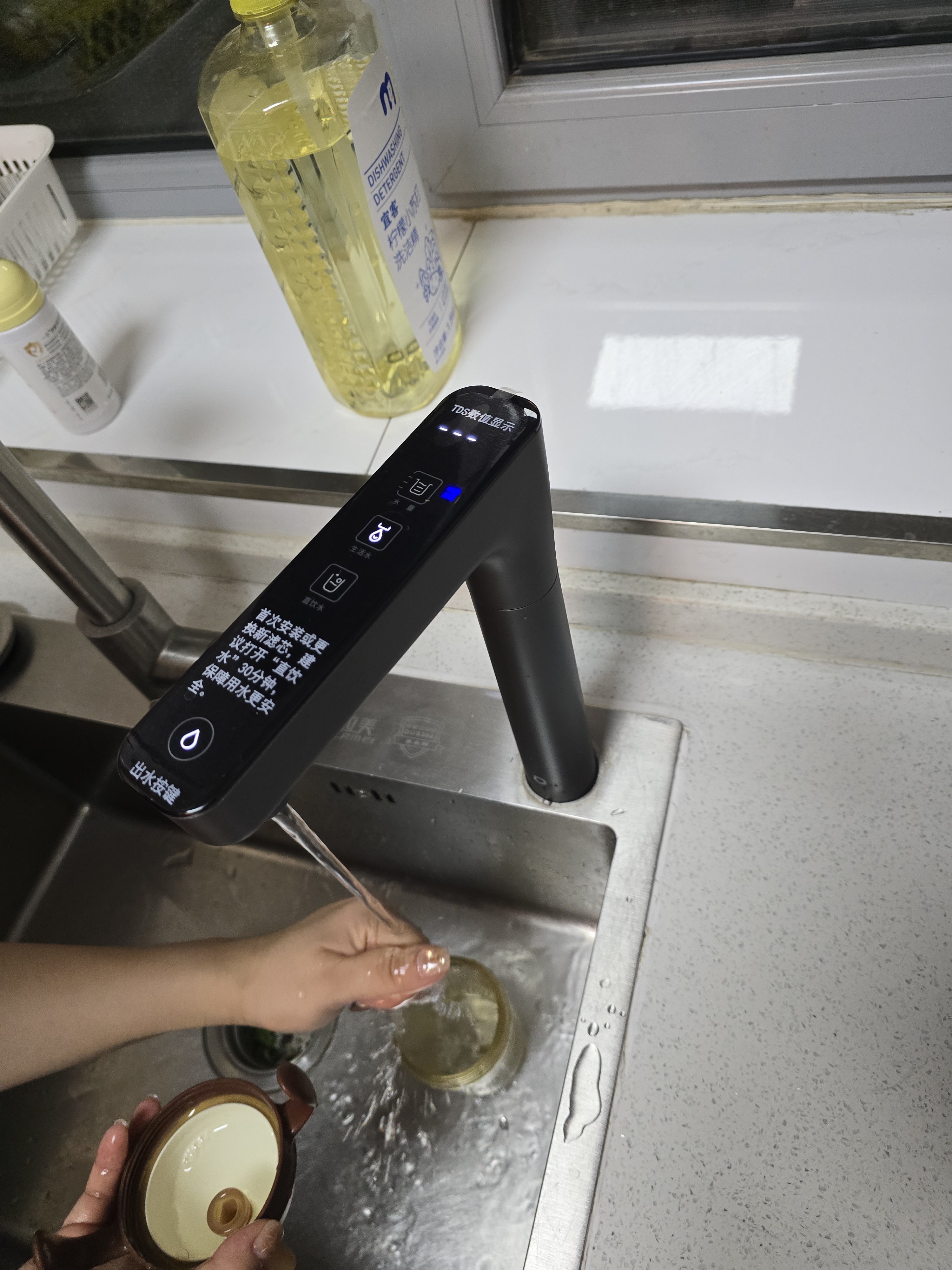 京东京造【整机0阻垢剂】净水器飞跃1400通量1200G 8年陶氏RO反渗透抑菌杀菌 母婴直饮净水机家用厨房专用 实拍图