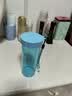 特百惠（Tupperware）莹彩430ml塑料杯男女士学生运动水杯子大容量泡茶杯 晴天蓝 实拍图
