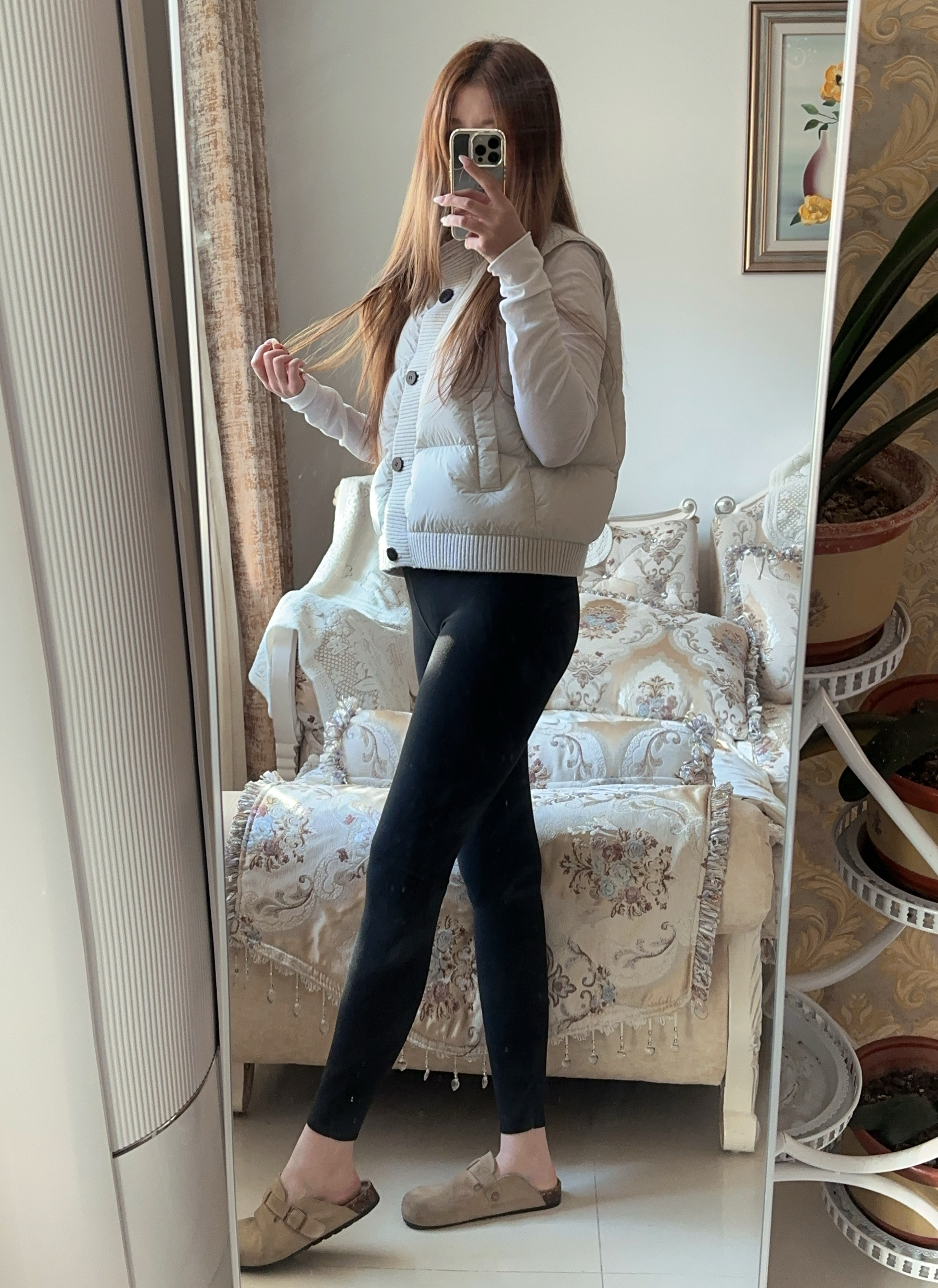 笙格儿德绒秋裤女加绒打底裤春薄绒裤内穿大码紧身线裤保暖裤子女秋冬季 黑色 L (95-115)斤 实拍图