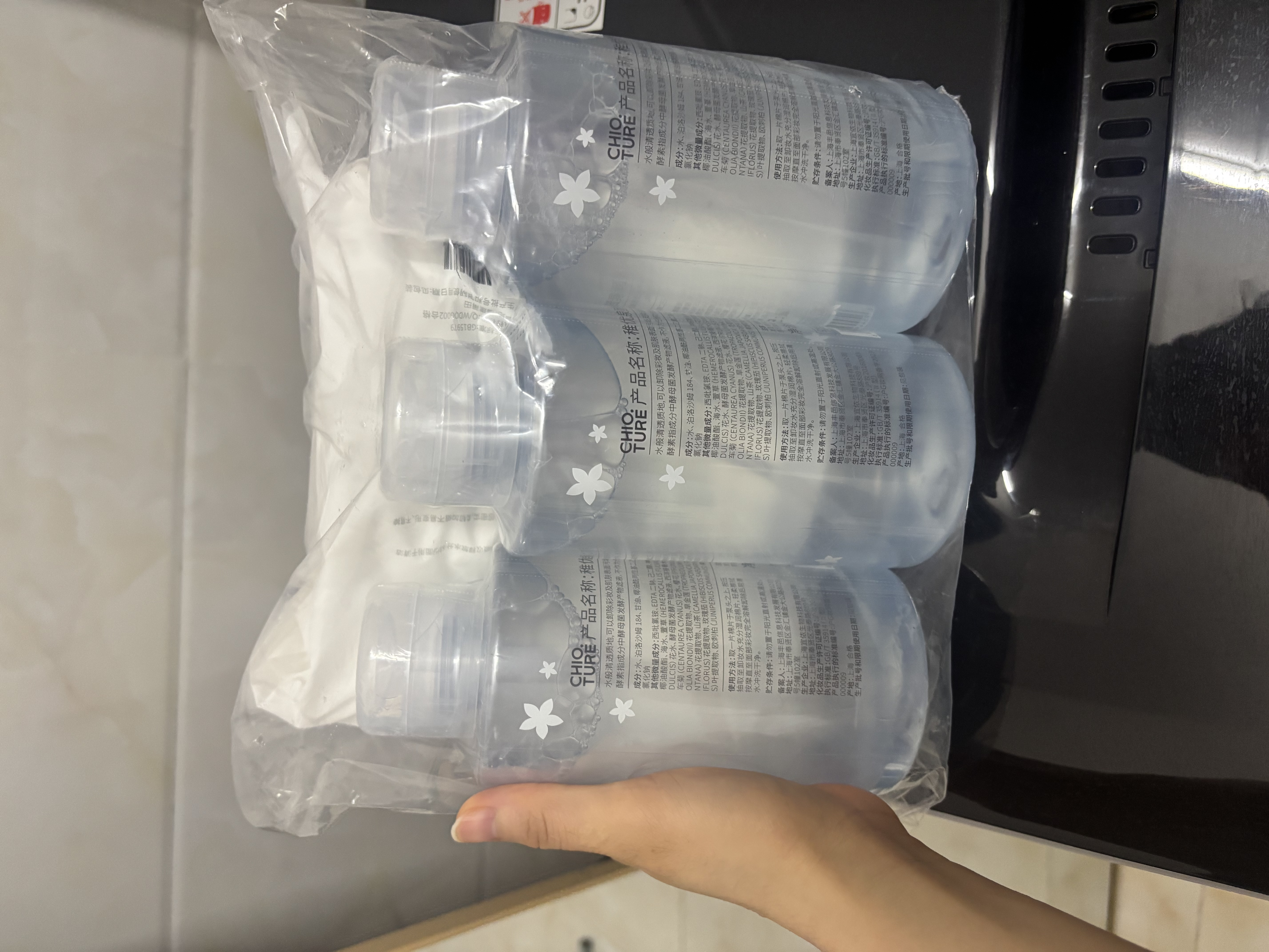 稚优泉卸妆水1500ml眼唇脸三合一温和卸妆敏感肌全脸家庭囤货 实拍图