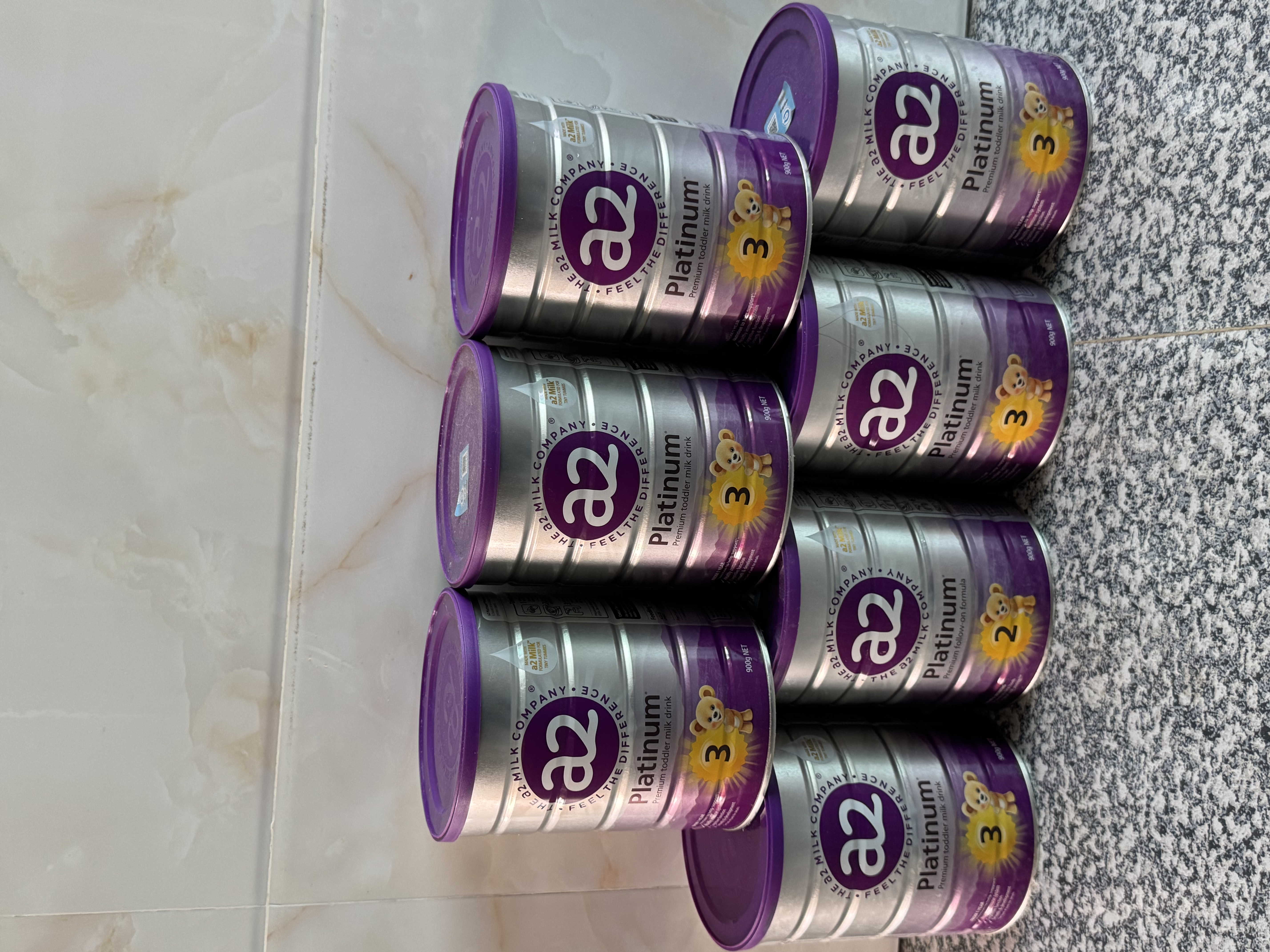 a2奶粉 紫白金幼儿配方奶粉含天然A2蛋白质3段(12-48个月) 900g/罐 【膨胀金减6元+下单返6元京豆】3段900g/罐 实拍图