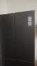 海尔（Haier）冰箱出品统帅懒人510系列502L十字四开门家用电冰箱超薄双净化大容量LTD-510WS9U1国家补贴 实拍图