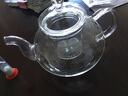 青麦 加厚玻璃功夫茶具套装家用耐高温可加热玻璃泡茶花茶壶整套组合 600ml单壶 1件 实拍图