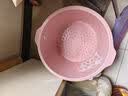 本迪加深泡脚桶17L家用洗脚足浴盆塑料水桶按摩无电洗脚水桶单个粉色 实拍图