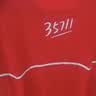 JOY&DOGA“35711”梦想系列文化衫 夏季T恤短袖翻领 红色POLO XL 实拍图
