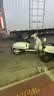 破界小卡拉圆灯特别版2026款新款燃油踏板摩托车可上牌复古黑白 实拍图