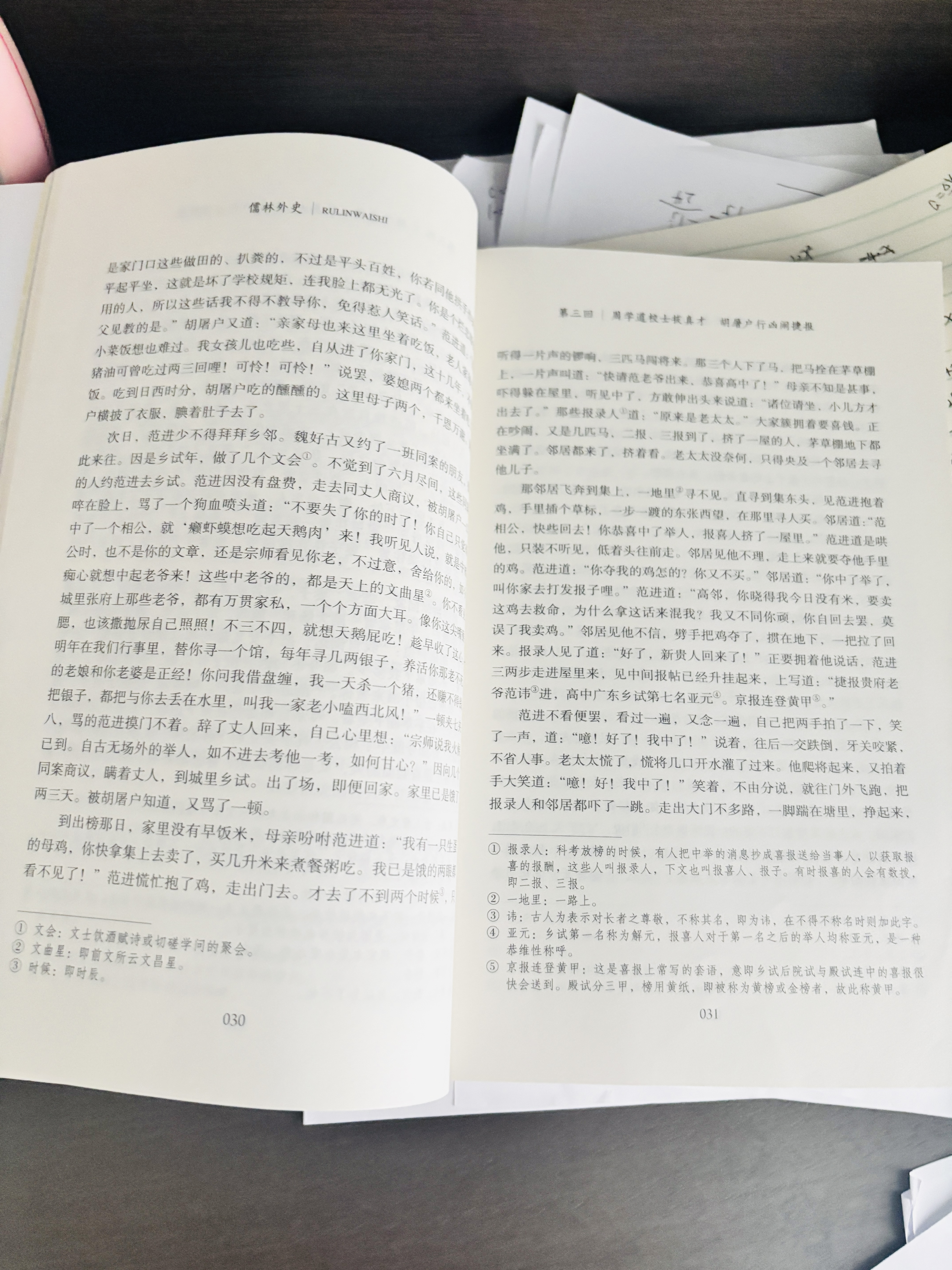 儒林外史 人教版名著阅读课程化丛书 初中语文教科书配套书目 九年级下册 开学季 实拍图