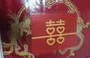 红豆结婚四件套1.5/1.8米床上用品中式刺绣新婚被罩床单被套2*2.3m金 实拍图