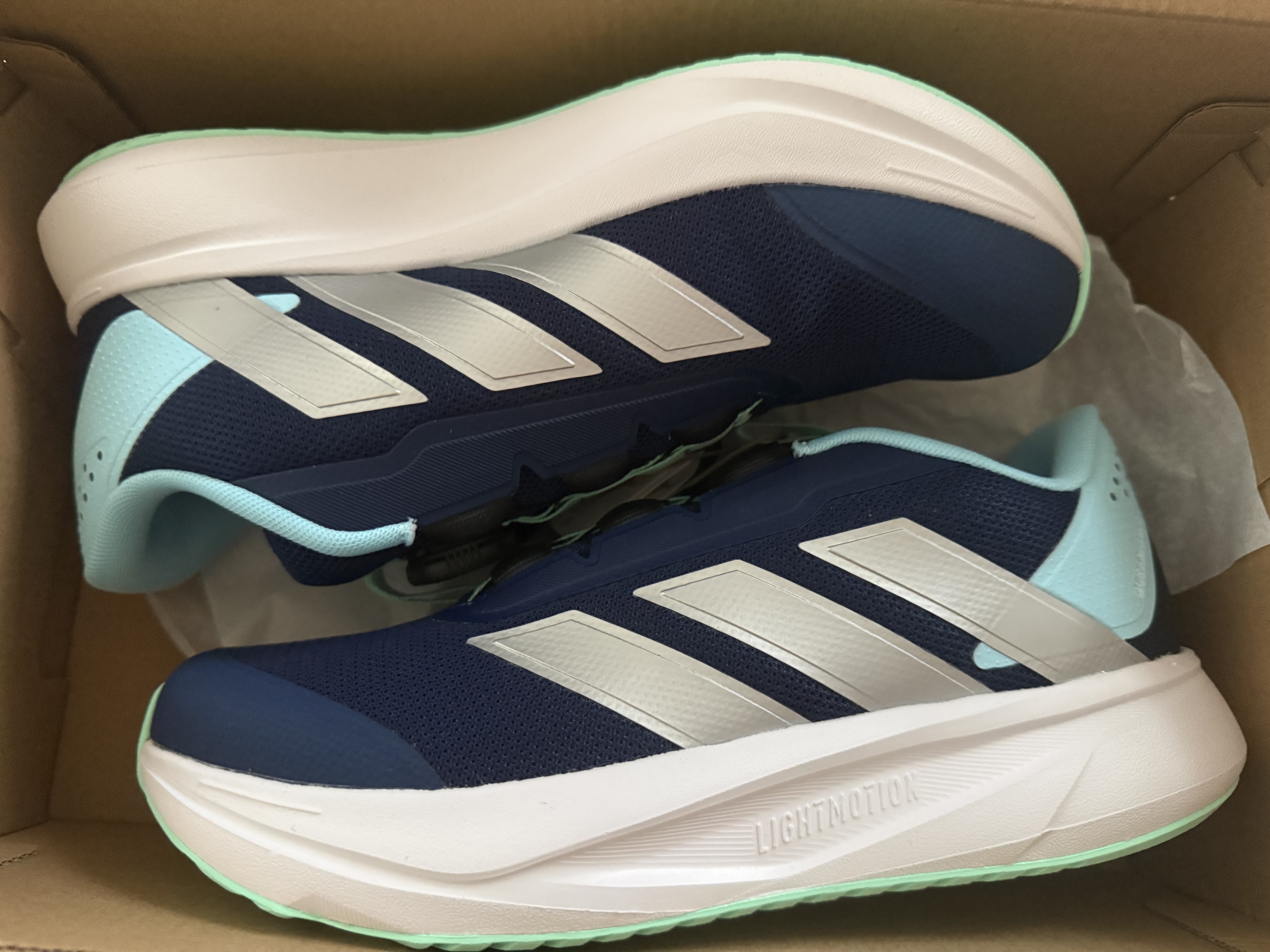 阿迪达斯（adidas）童鞋26秋季儿童运动鞋男童DURAMO女小大童减震旋钮跑步鞋子LM7334 实拍图