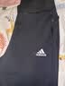 阿迪达斯（adidas）运动裤女休闲舒适耐磨宽松梭织跑步裤HF7308 黑色 XL 实拍图
