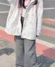 巴莱恩娜女童外套春秋款2026新款童装女中大童秋季连帽衣服儿童秋装夹克衫 粉色 160cm 实拍图