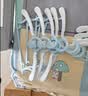 美丽雅宝宝衣架小孩防滑婴儿衣架通用可伸缩儿童专用衣服架挂衣架 实拍图