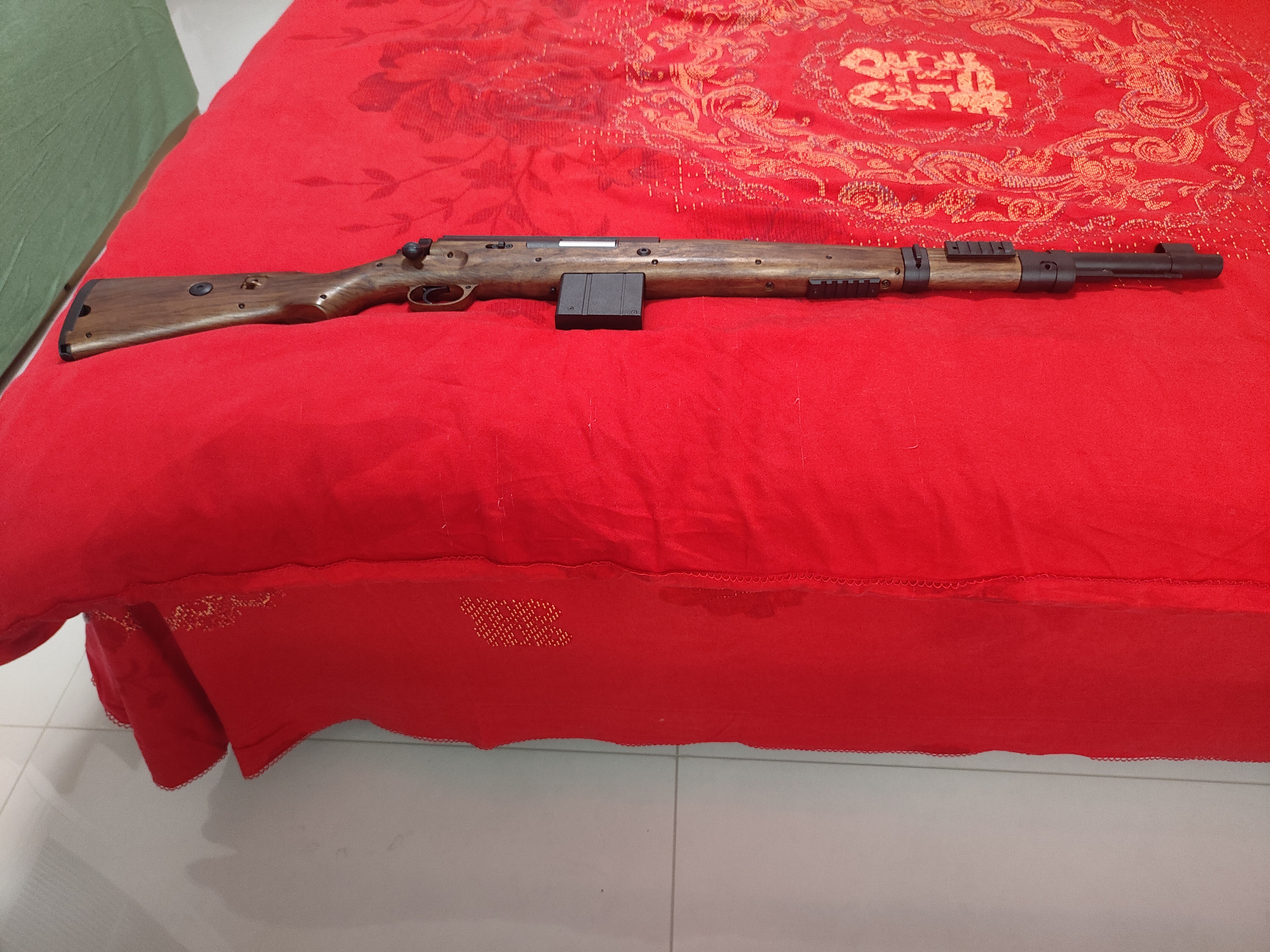 鸿趣儿童玩具枪三角洲98k水发珠发射器m416水泡珠玩具枪男孩生日礼物 实拍图