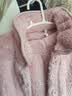 红豆居家女士加绒加厚秋冬睡衣女可外穿保暖家居服 奶昔粉 L 170/92A 实拍图