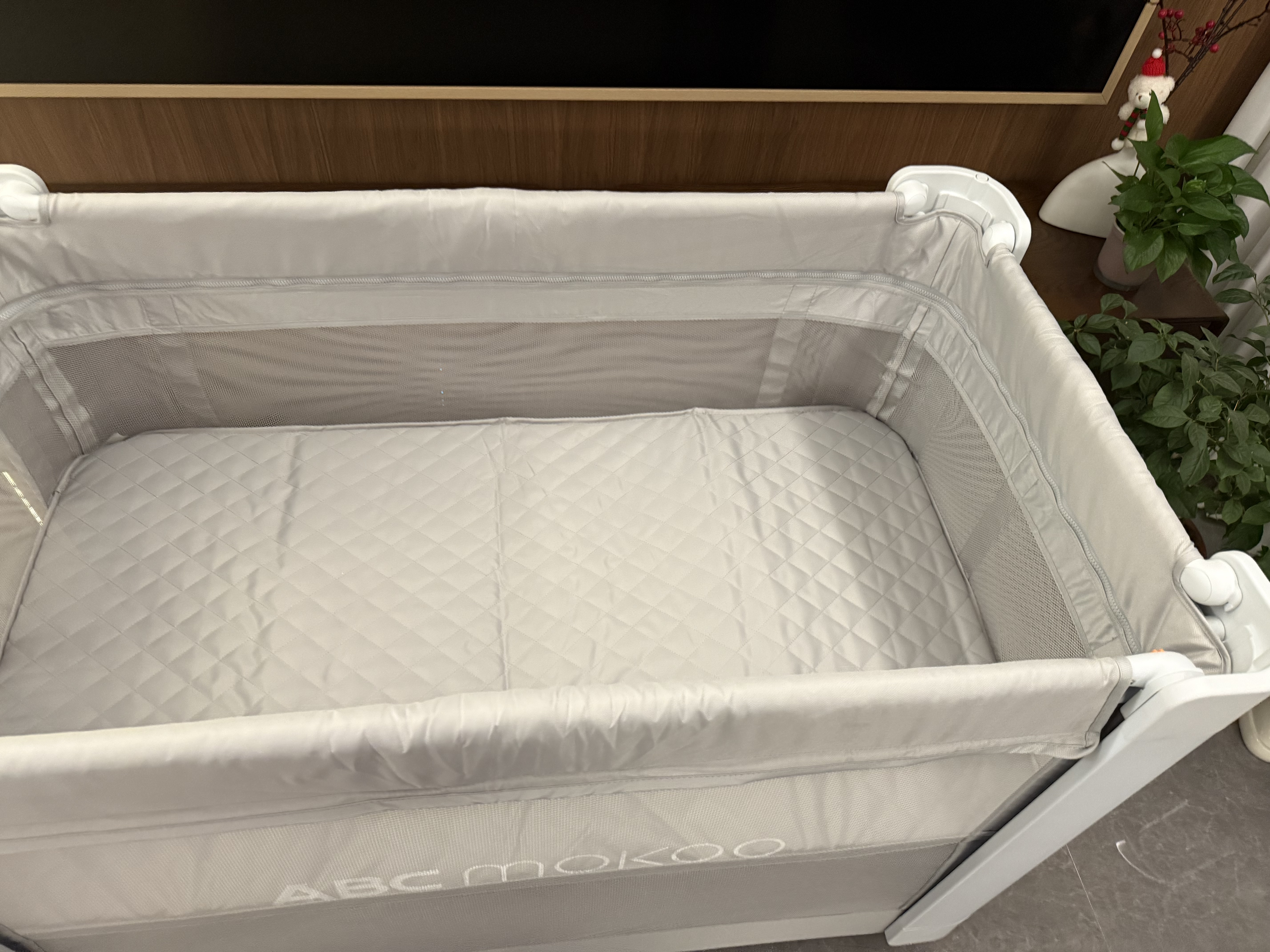 ABCMOKOO赫特婴儿床新生儿睡眠舱折叠拼接大床便携可移动bb宝宝床-豪华款 实拍图