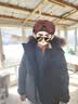 京东京造新款进口极寒95鹅绒派克男女中长款800蓬三防羽绒服外套冬黑色XL 实拍图