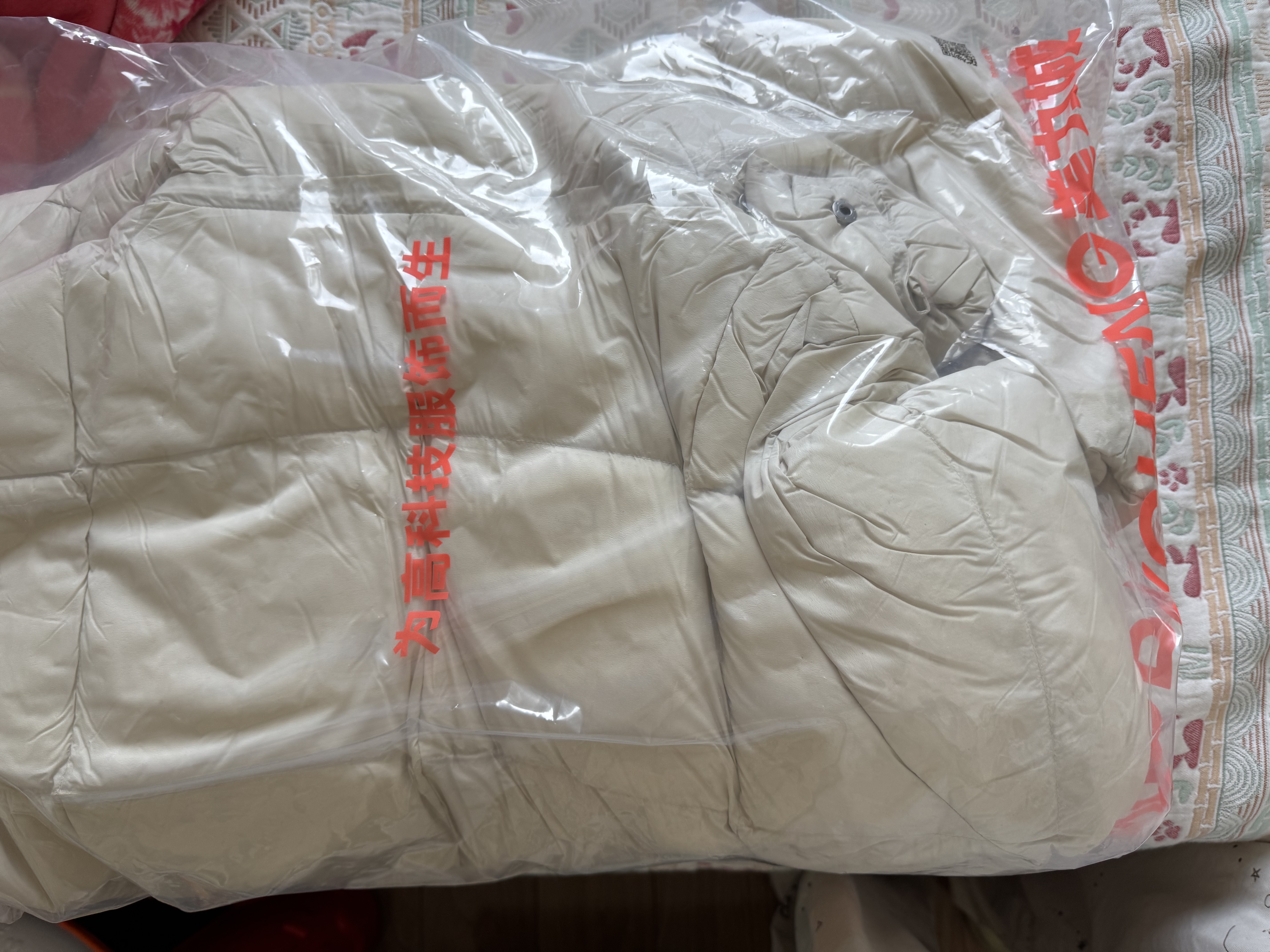 美力城暖天鹅90鹅绒服女中长款极地鹅绒外套时尚泡芙羽绒服女装外套110 铂金白 XS （80-100斤） 实拍图