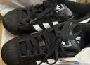 阿迪达斯（adidas）三叶草男女儿童经典贝壳头板鞋 LA1391黑色【JH9977升级款】 实拍图