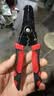 德力西电气（DELIXI ELECTRIC） 剥线钳多功能电工专用工具钳子工业级剪线钳剥线器压线钳剪线钳 【专业级】8寸多功能剥削压线钳 实拍图