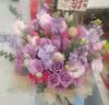 冉子花坊鲜花速递粉玫瑰抱抱桶向日葵花篮生日礼物同城配送 爱的抱抱紫色 实拍图
