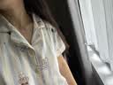 宫蝶卡通腊肠狗睡衣女三件套夏季短袖长裤云朵棉家居服可外穿 腊肠狗三件套（不可拆卸胸垫） XL （建议120-140斤） 实拍图