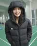 adidas 600蓬保暖连帽鸭绒羽绒服夹克外套男女秋冬阿迪达斯轻运动 黑色(推荐选大一码)   XS 实拍图