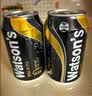 屈臣氏（Watsons）苏打水原味330ml*24罐整箱0糖0卡0脂无糖饮料气泡水聚餐调酒 实拍图