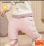 巴拉巴拉balaOne儿童羽绒裤男女童长裤宝宝保暖冬季新款高腰 粉色兔子-白鸭绒 90 cm-充绒量22g 实拍图