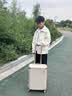 爱可乐（Echolac）王朝二代行李箱明星同款大容量防刮旅行箱可定制奶茶灰20吋PC142 实拍图