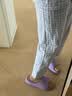 MUJI[自营限定款]女士无侧缝 双层纱织睡衣 纯棉家居服 薰衣草色 M 实拍图