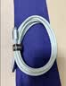 ANKER安克100W冰点快充线【包邮】双头type-c数据usb线编织充电线适配17iPhone18苹果16手表耳机电脑 【蓝色】100W编织线 1.8米 实拍图