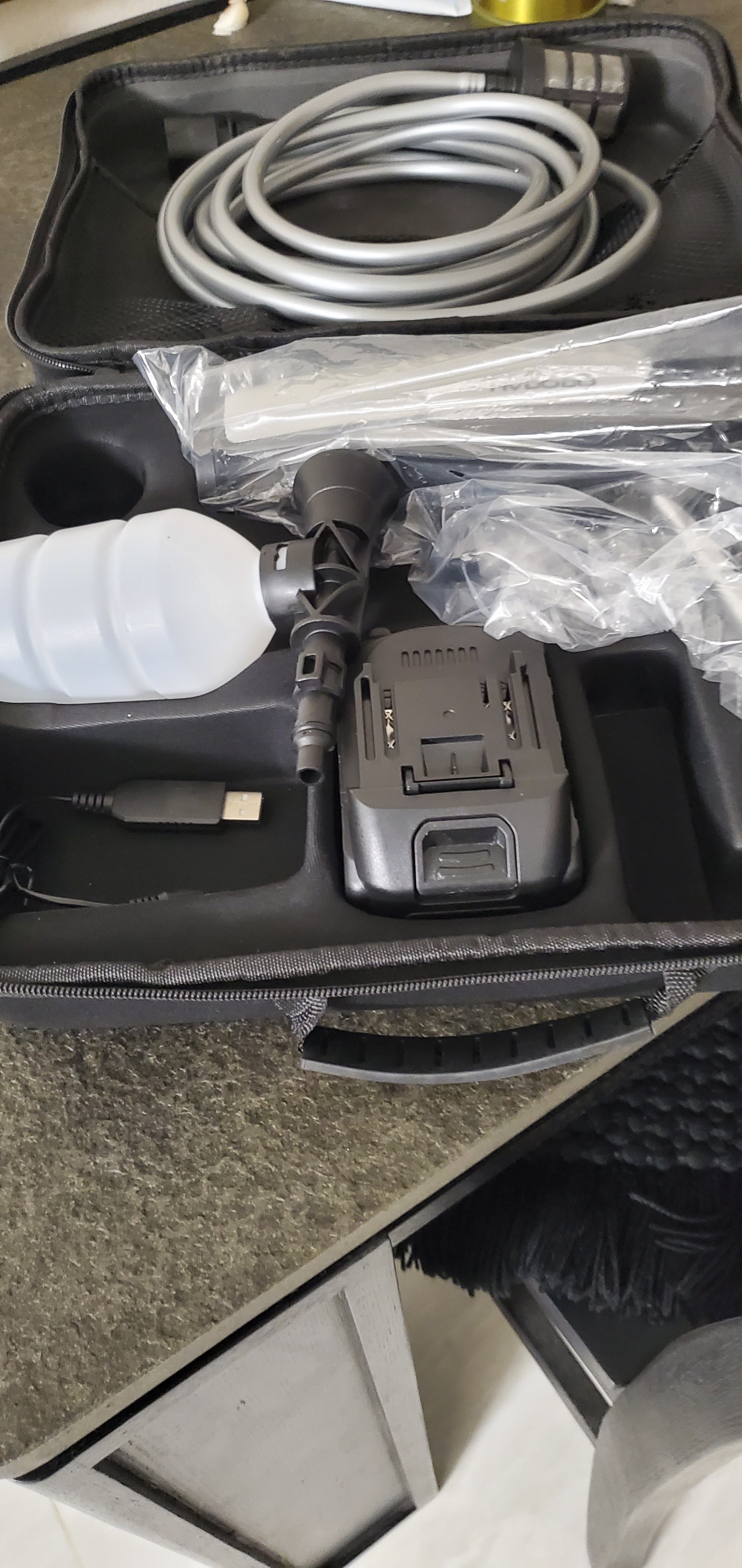 慧多多洗车机洗车用高压喷水枪家用神器全套清冲洗院子无线锂电池刷车泵 实拍图