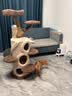 兽牌树屋猫爬架大型猫树猫窝一体实木猫抓柱小户型猫架子豪华冬季保暖 树屋猫爬架【经典色】 实拍图