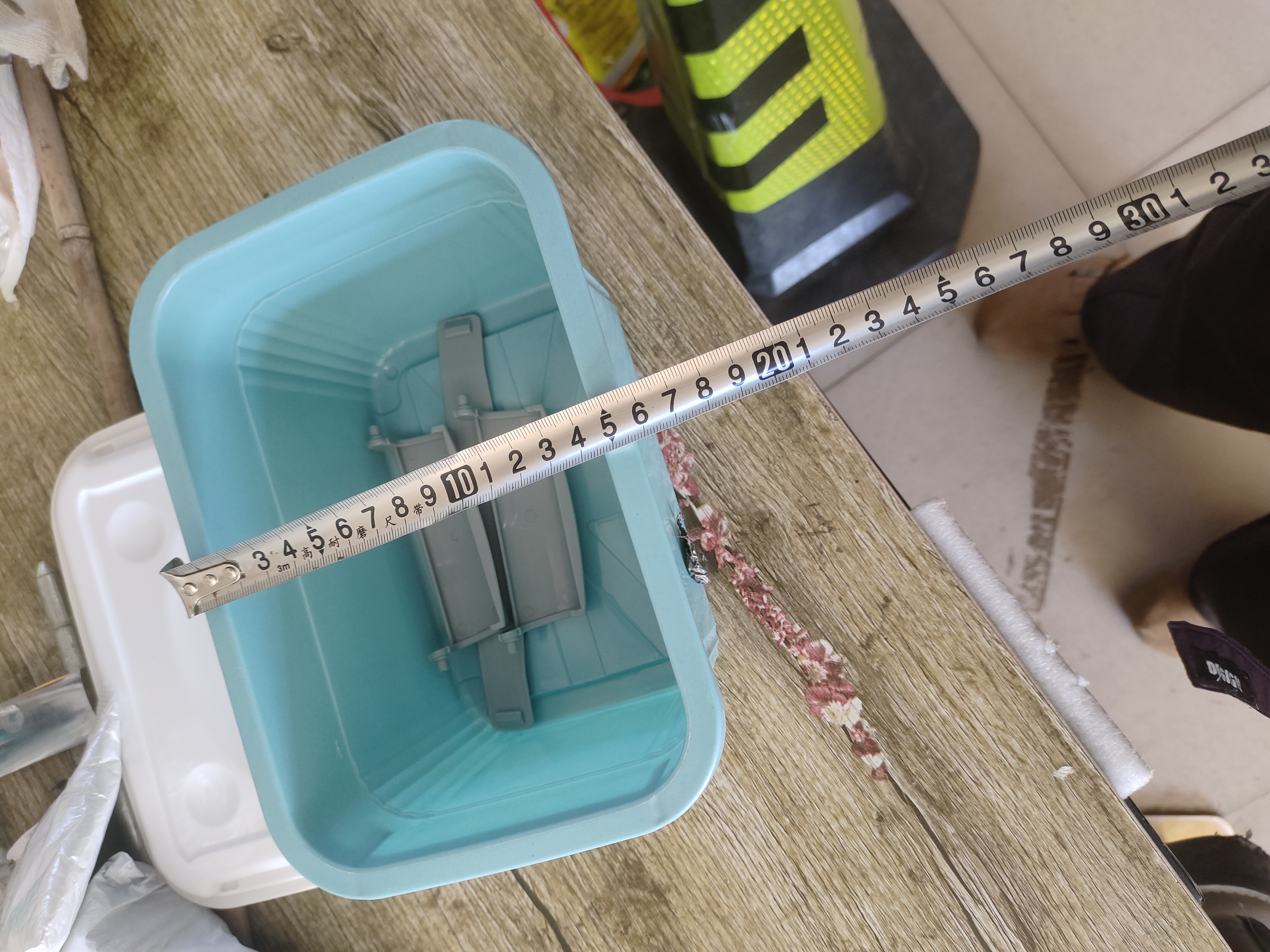 塑料收纳箱家用加大容量整理储物箱子多功能装衣服玩具收纳盒 北欧蓝专享 24*18*14cm 【不带轮】 实拍图