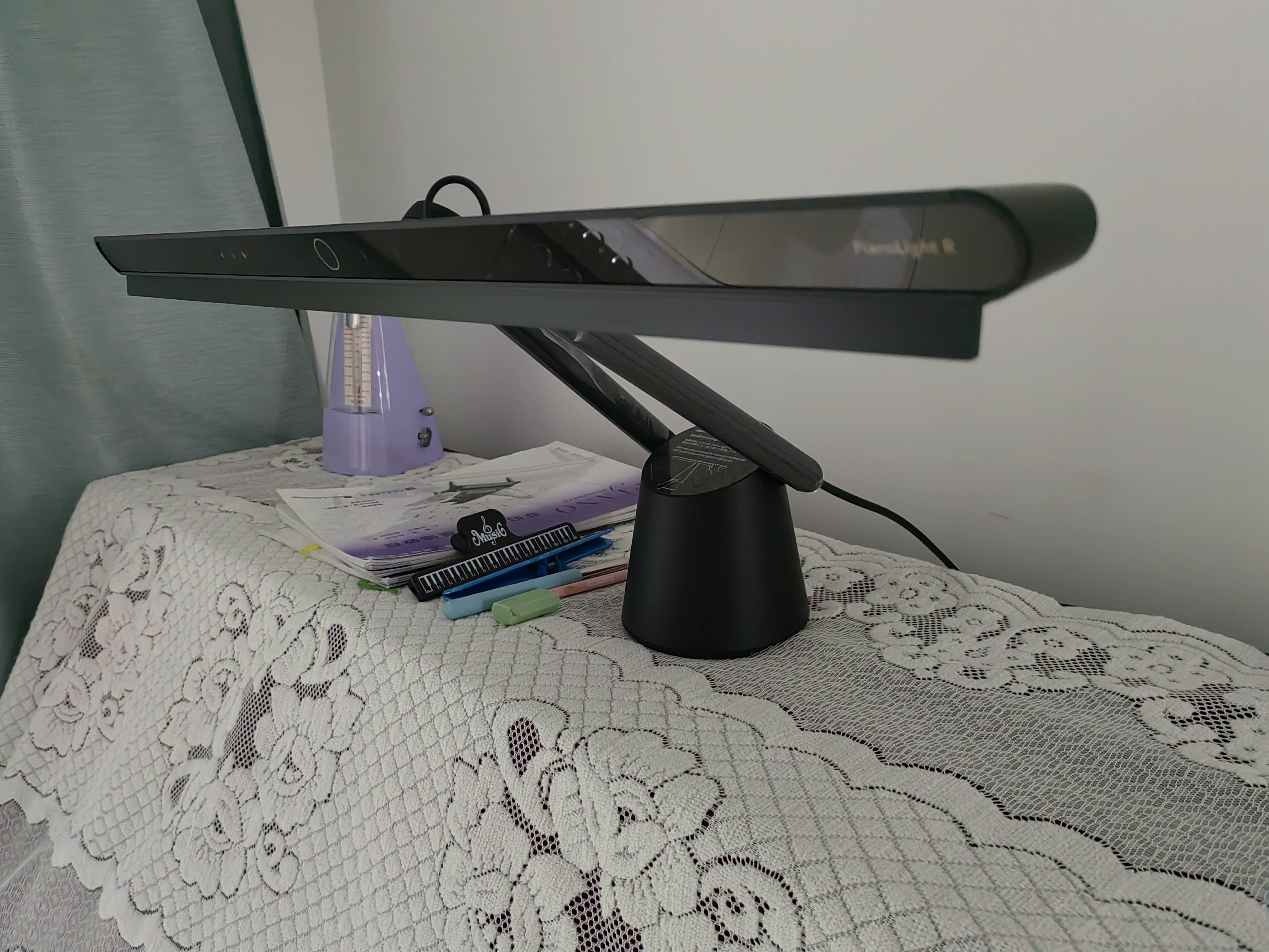 明基(BenQ) PianoLight钢琴灯护眼全光谱LED智能侦测全年龄段练琴专用 实拍图