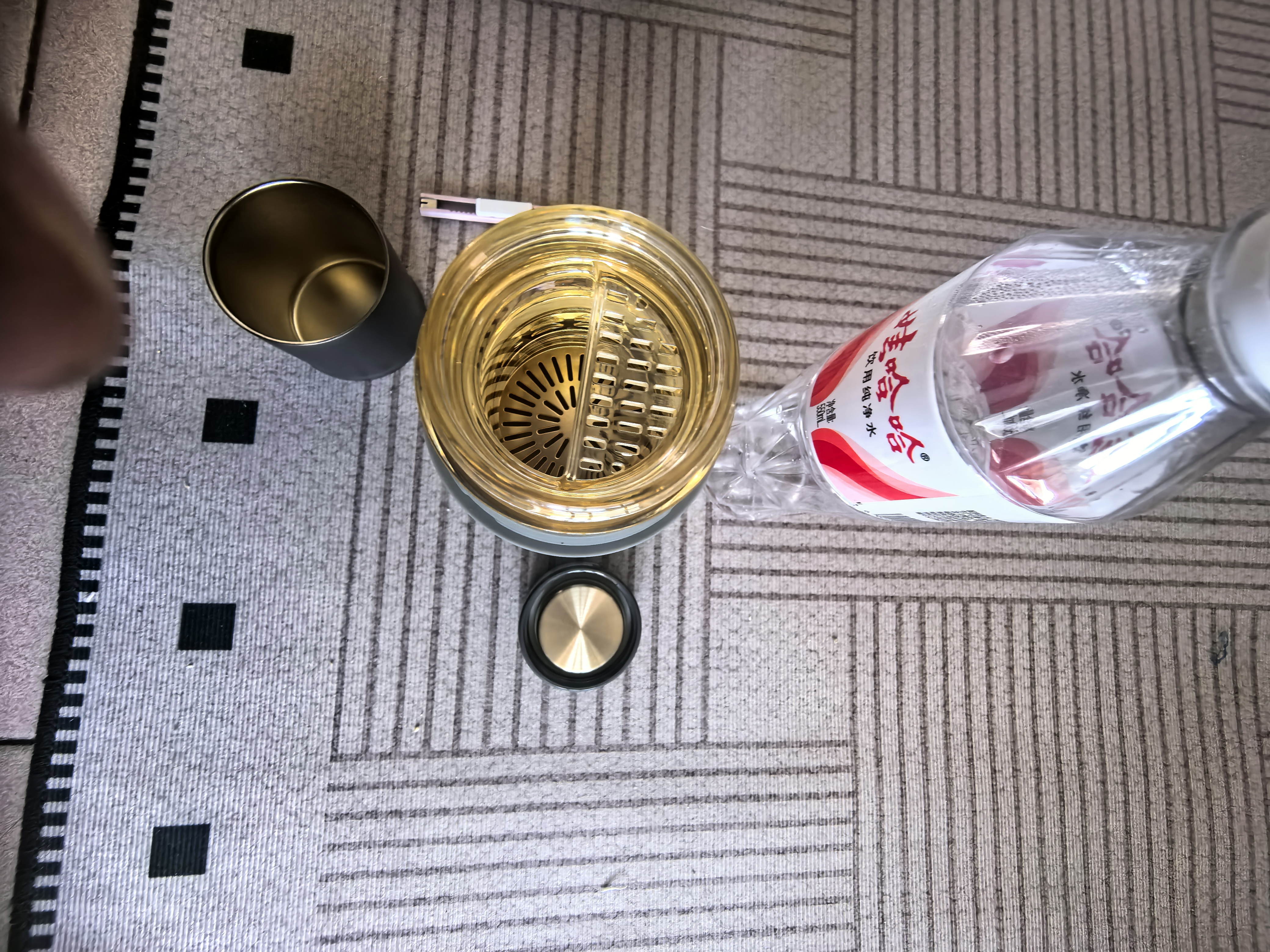 鸿蒙智选哈尔斯保温杯星闪ai智能泡茶杯茶水分离钛杯大容量男女节日礼物 实拍图