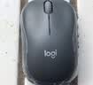罗技（Logitech）M185鼠标 无线鼠标 办公鼠标 对称鼠标 黑色蓝边 带无线2.4G接收器 实拍图