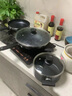 苏泊尔（SUPOR）不粘锅套装不粘炒锅煎锅平底锅汤锅三件套厨具套装燃气电磁通用 炫黑不粘套装 3件套 实拍图