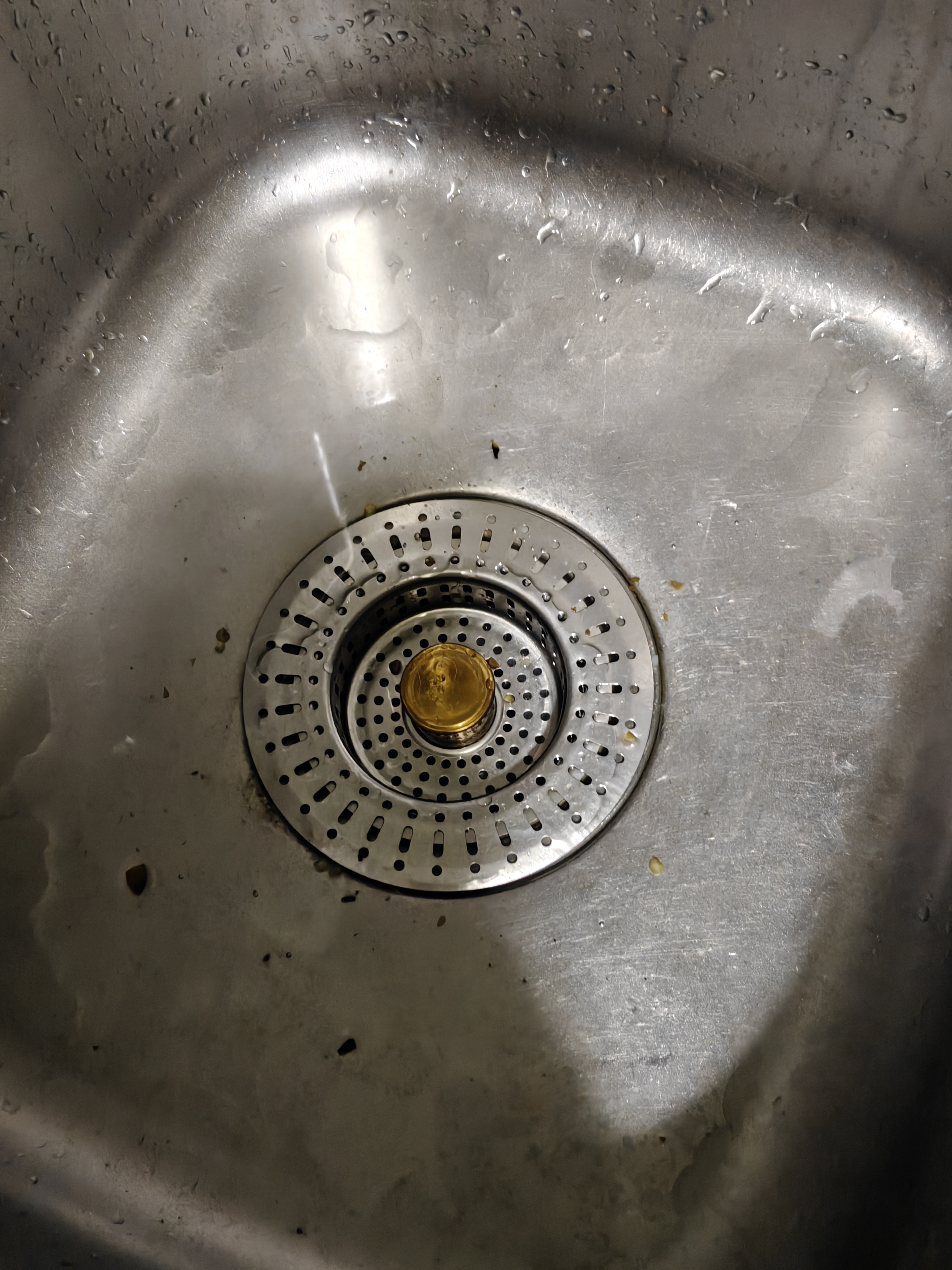旗舰款厨房水槽过滤网弹跳芯洗菜盆漏水塞洗碗池下水器配件防臭堵 新升级大过滤(铜芯+304不锈钢体)1个装 实拍图