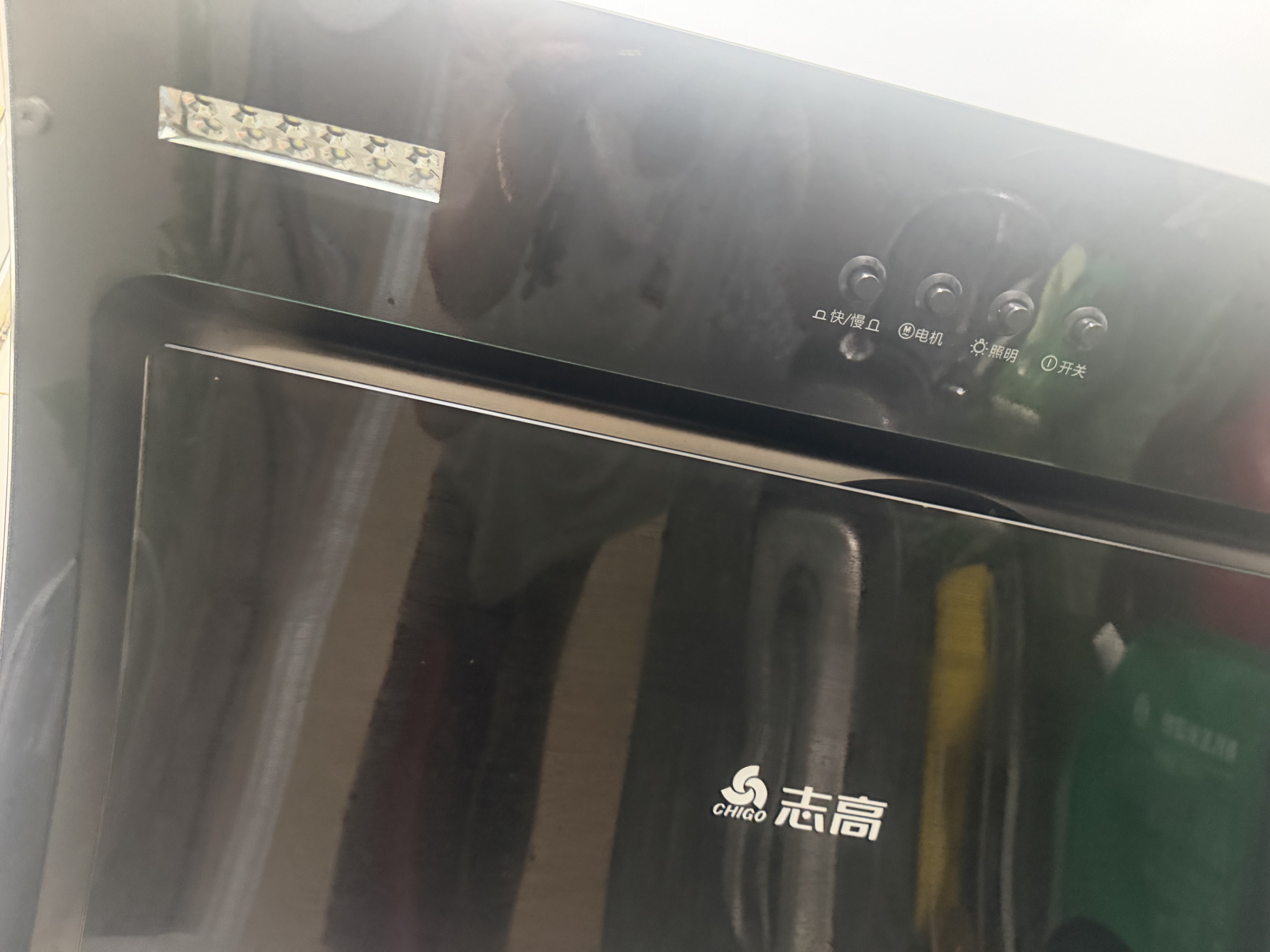 志高（CHIGO）【政府补贴15%】侧吸式吸油烟机 家用大吸力小户型脱排715抽油烟机一级能效 C03A可配燃气灶 实拍图