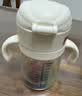 MINITUTU儿童牛奶杯一岁以上宝宝PPSU水杯学饮弹盖吸管杯直饮管奶瓶350ml 实拍图