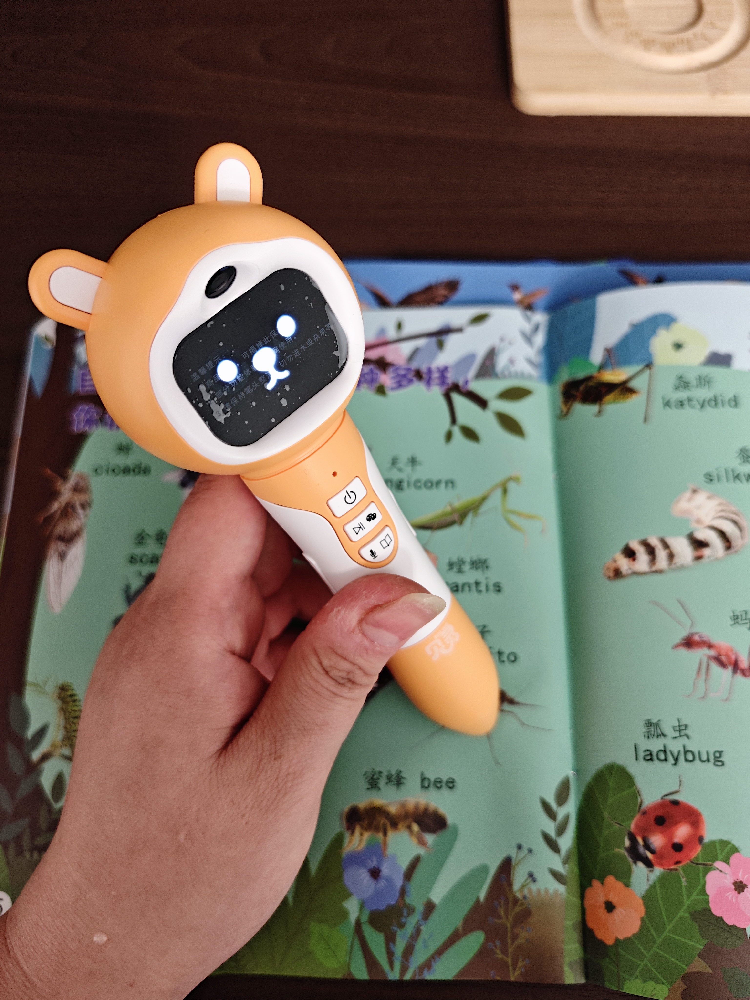 贝灵开放式点读笔1-3-6岁全科万能幼儿小蝌蚪通用早教英语学习机玩具 0-8岁全科启蒙-阅读版64G 实拍图