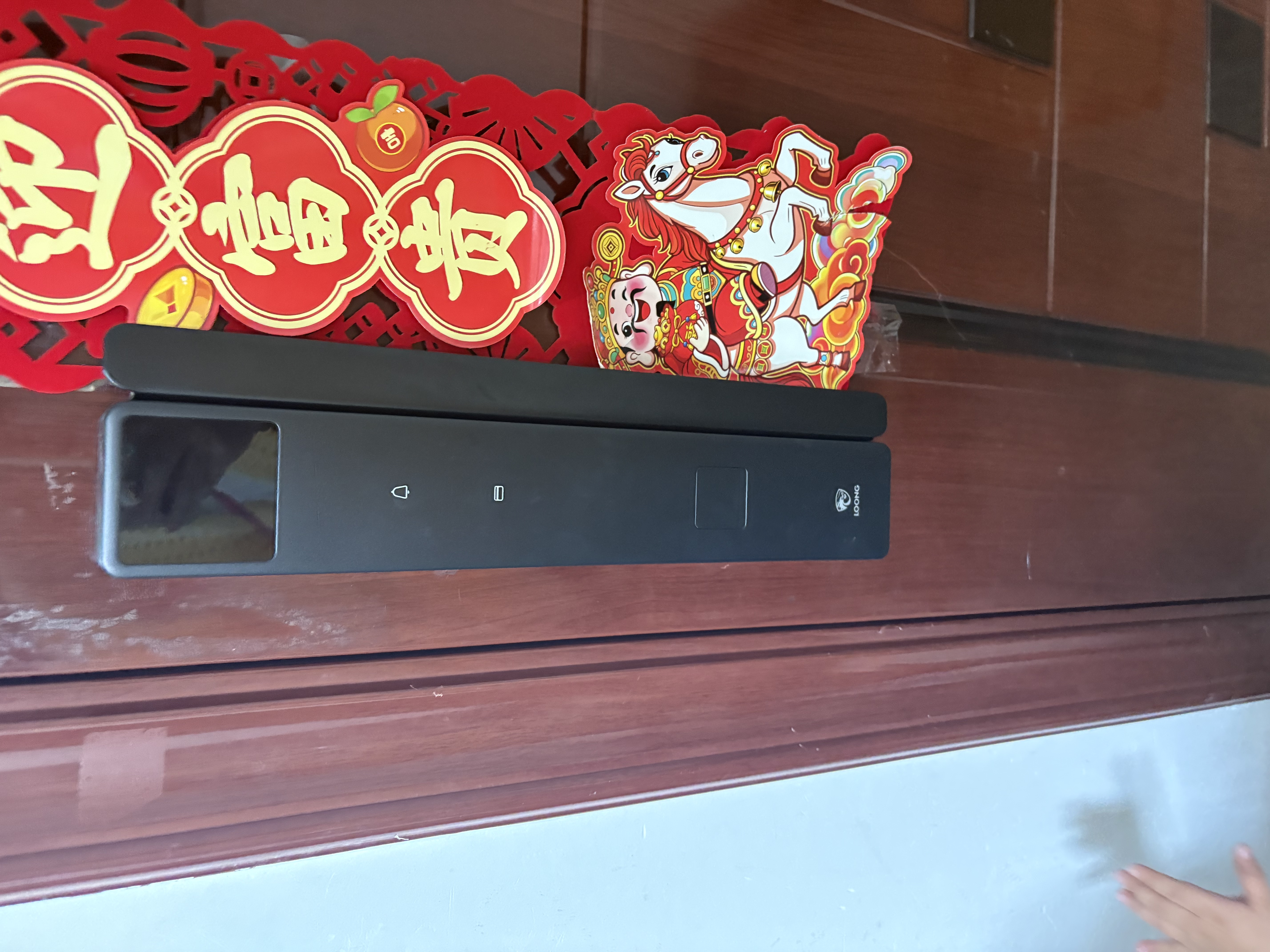 龙霆德施曼旗下A3FD家用全自动指纹密码防盗门锁【一价全包】 实拍图